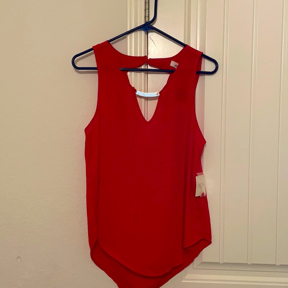 Red sassy top